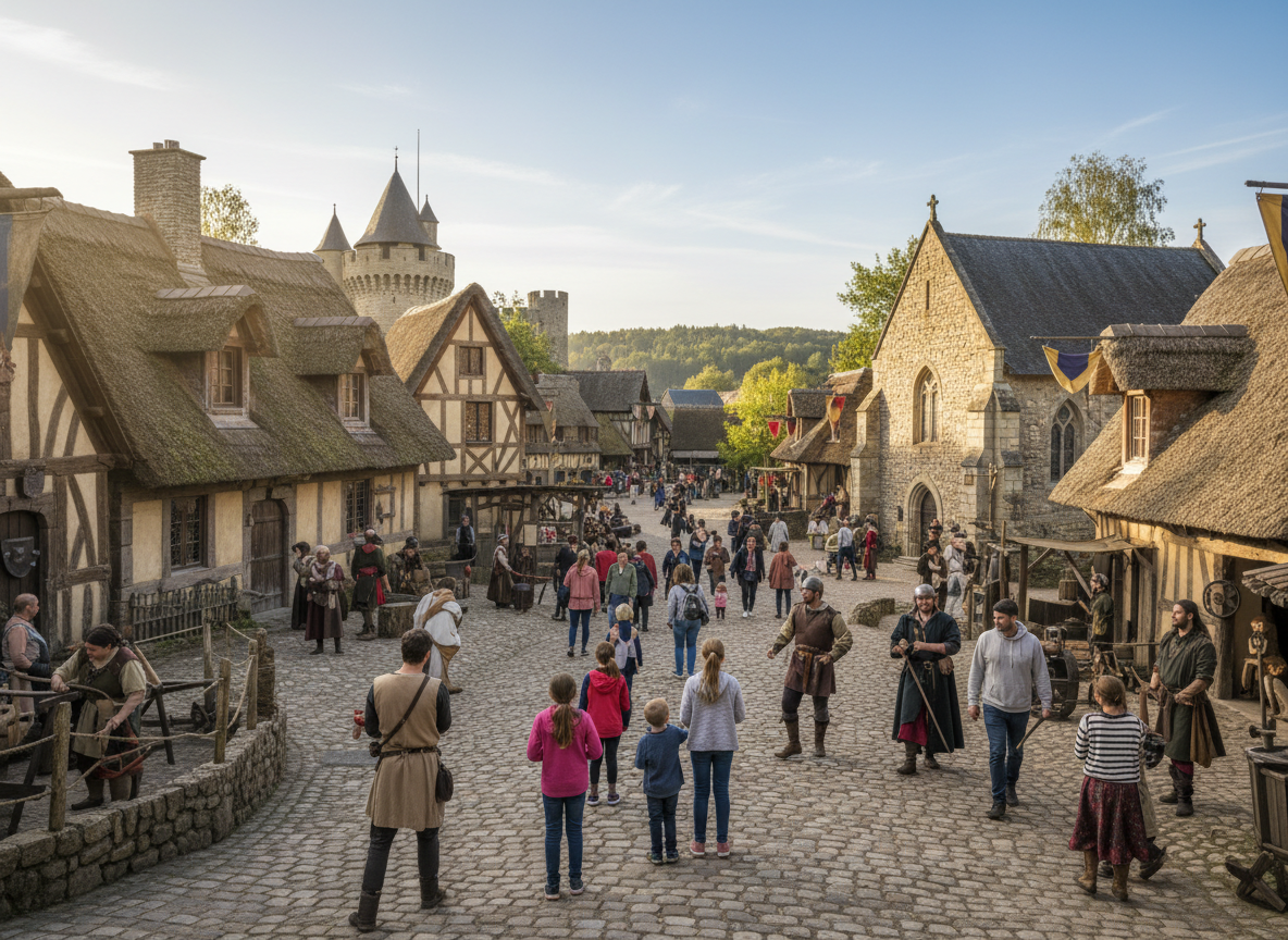 Medieval village at Puy du Fou